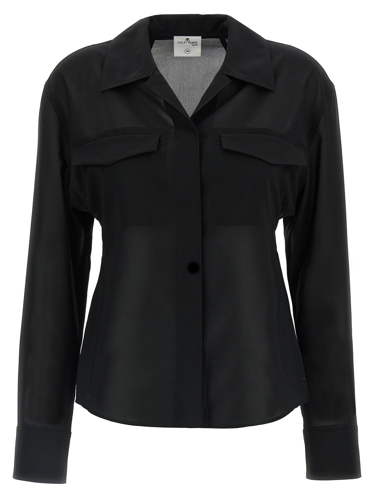 courrèges Pocket Shirt Black