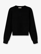 Entire Studios Unisex Pod Crew Cotton Sweatshirt Black