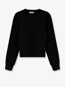 Entire Studios Unisex Pod Crew Cotton Sweatshirt Black