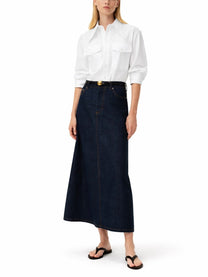 Ami Paris Women's Point Collar Shirt White
