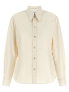 Lemaire Pointed Collar Shirt Beige