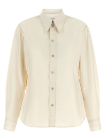 Lemaire Pointed Collar Shirt Beige