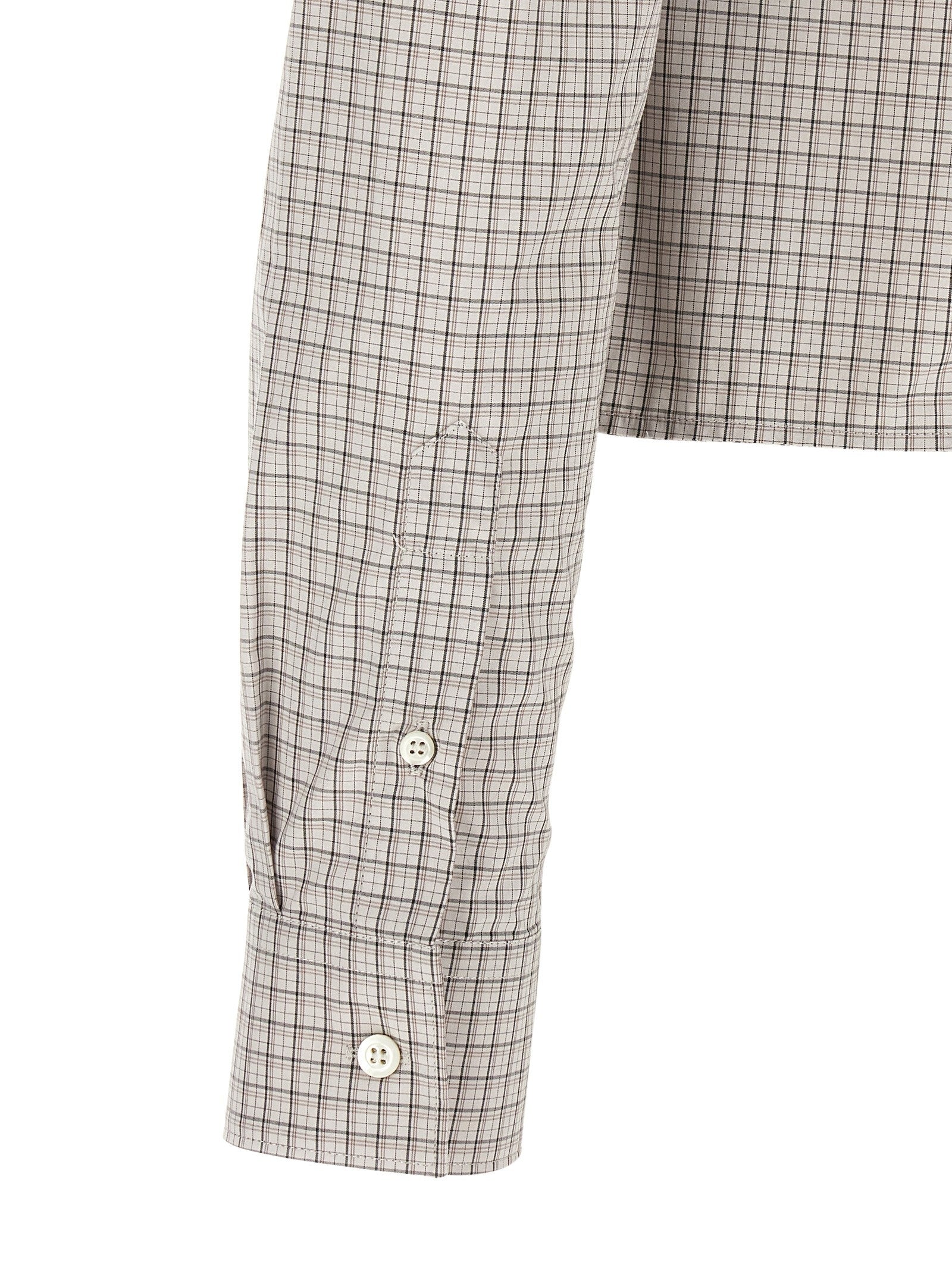 Maison Margiela Pointed Hem Shirt Beige