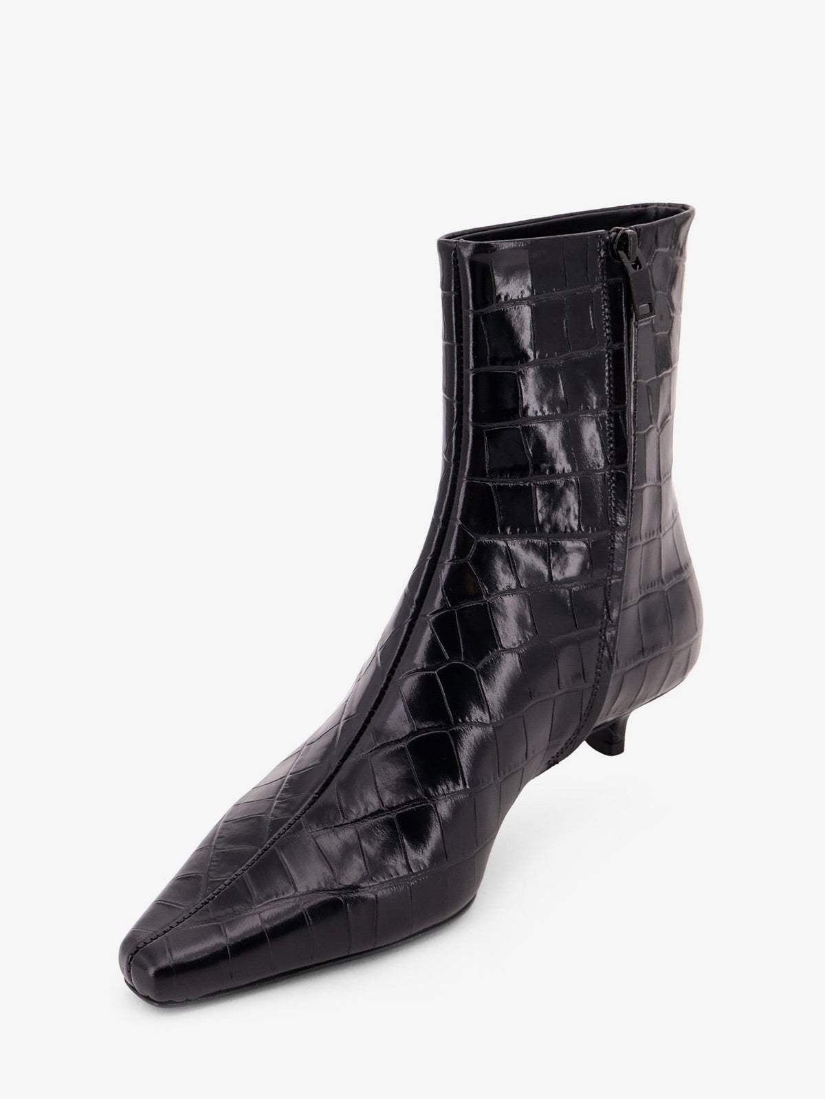 Toteme Women's Pointed Toe Ankle Boots Black, view 4