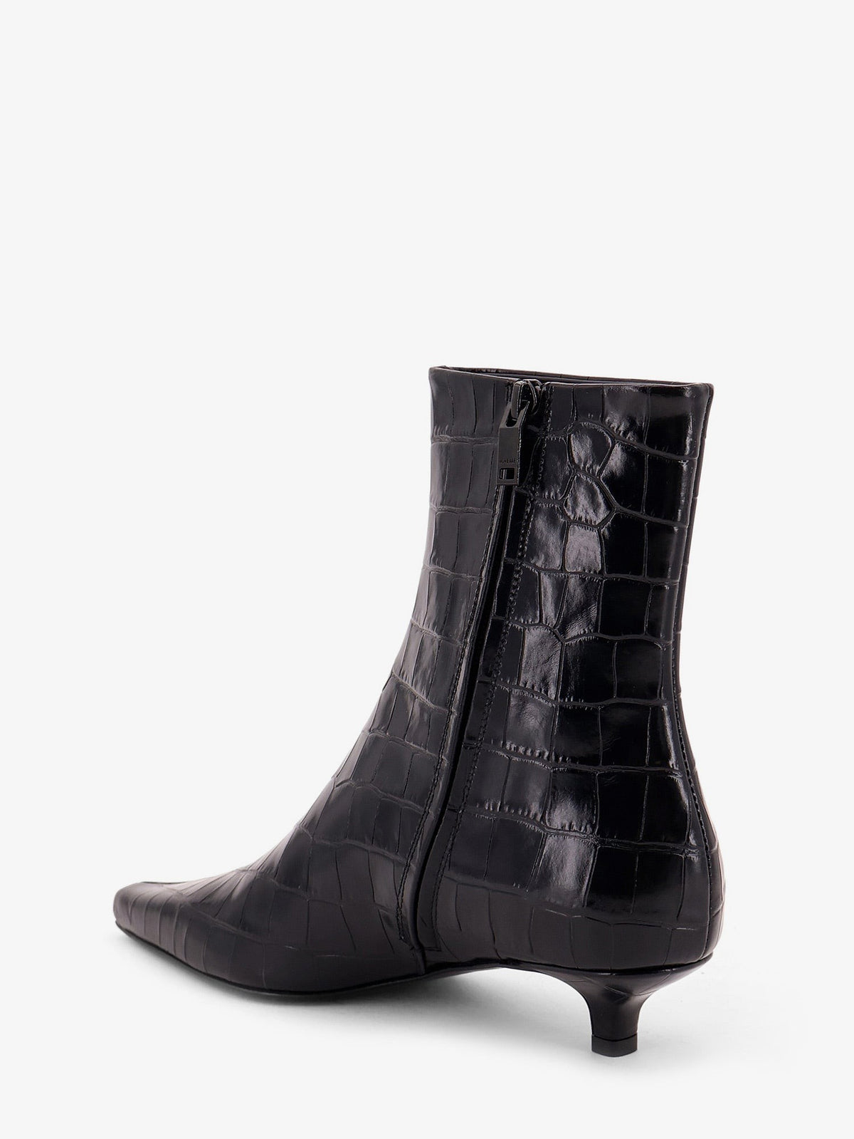 Toteme Women's Pointed Toe Ankle Boots Black, view 3