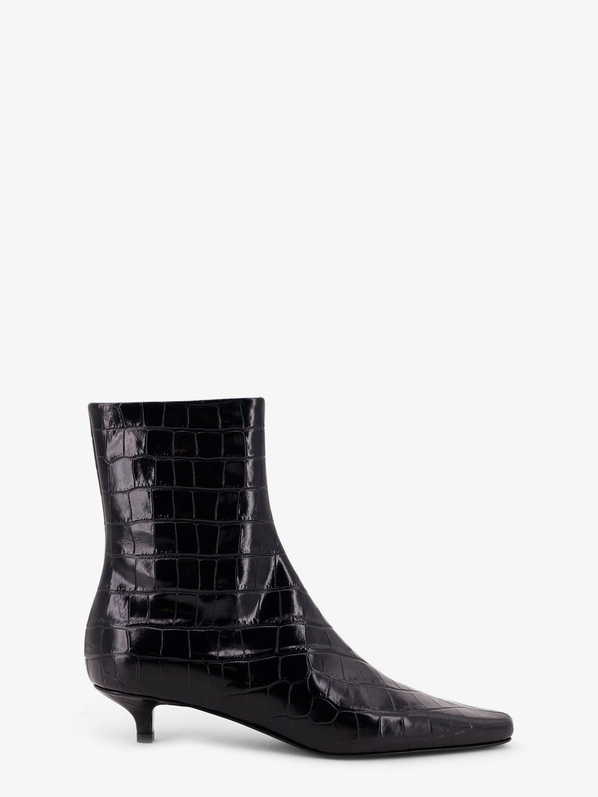 Toteme Women's Pointed Toe Ankle Boots Black