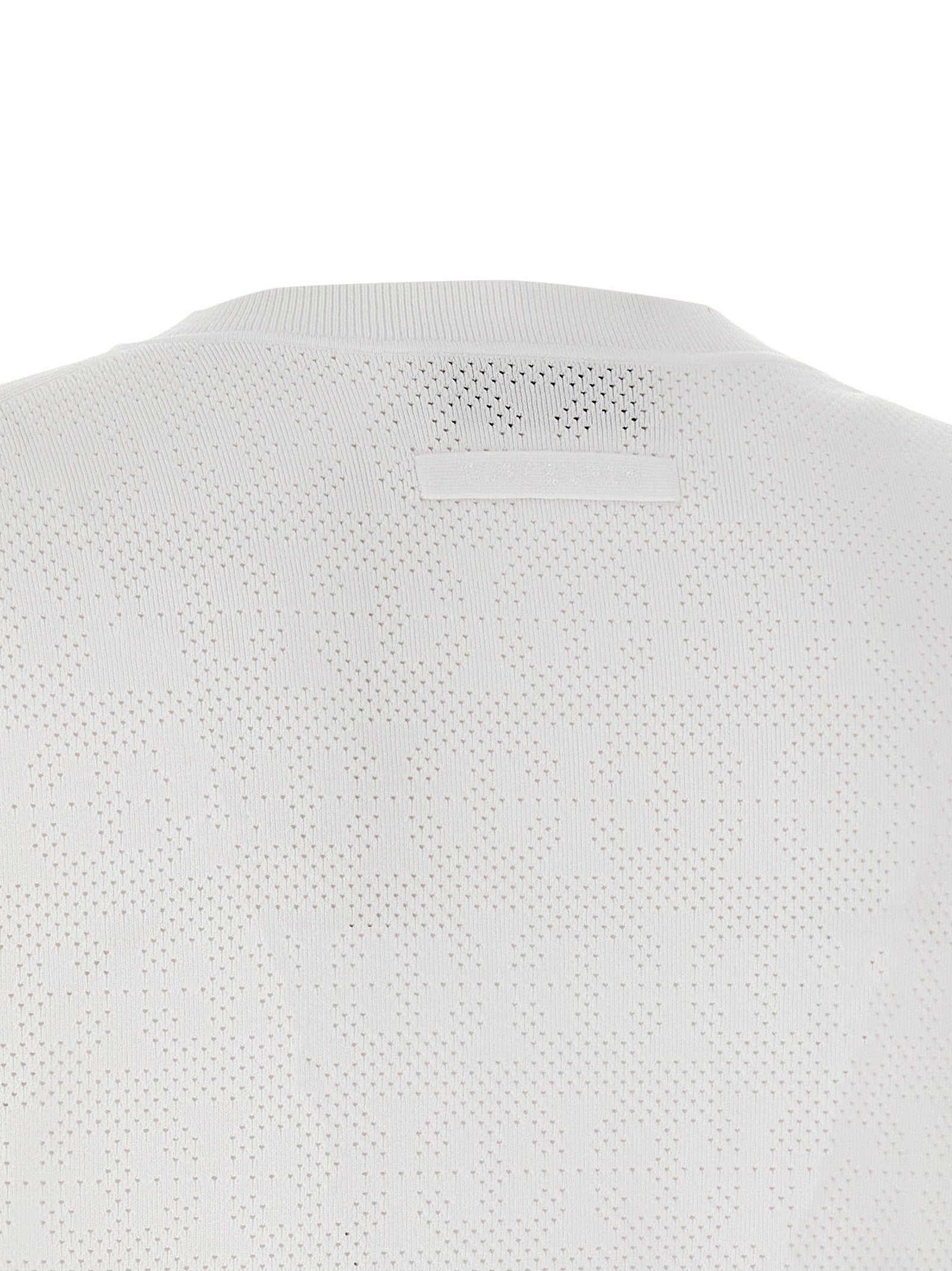Tory Burch Pointelle Viscose Cardigan White