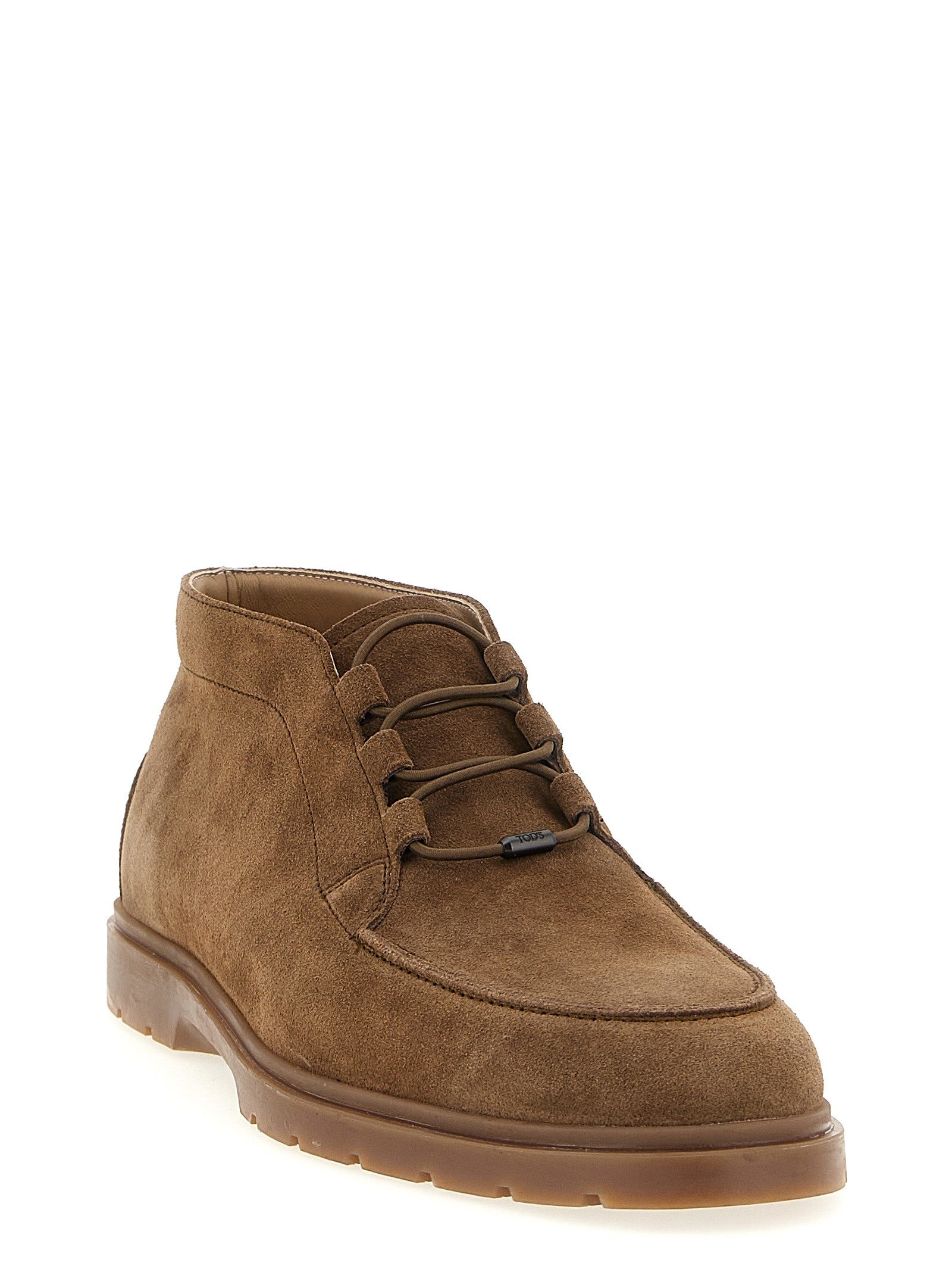 Tod's Polacchino Ankle Boots Beige