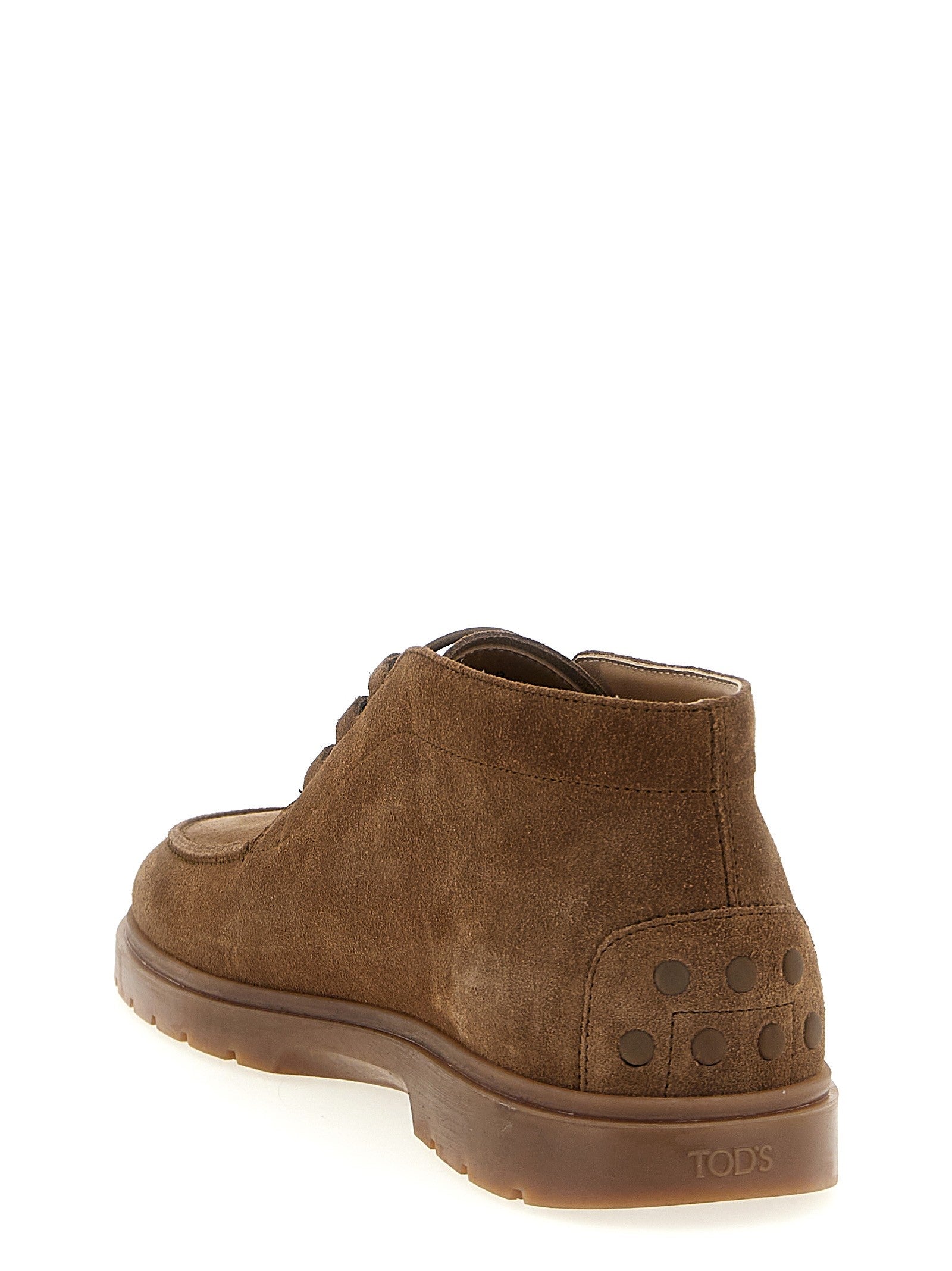 Tod's Polacchino Ankle Boots Beige