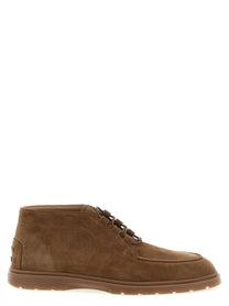Tod's Polacchino Ankle Boots Beige