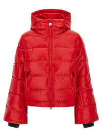 Perfect Moment Polar Flare Down Jacket Red