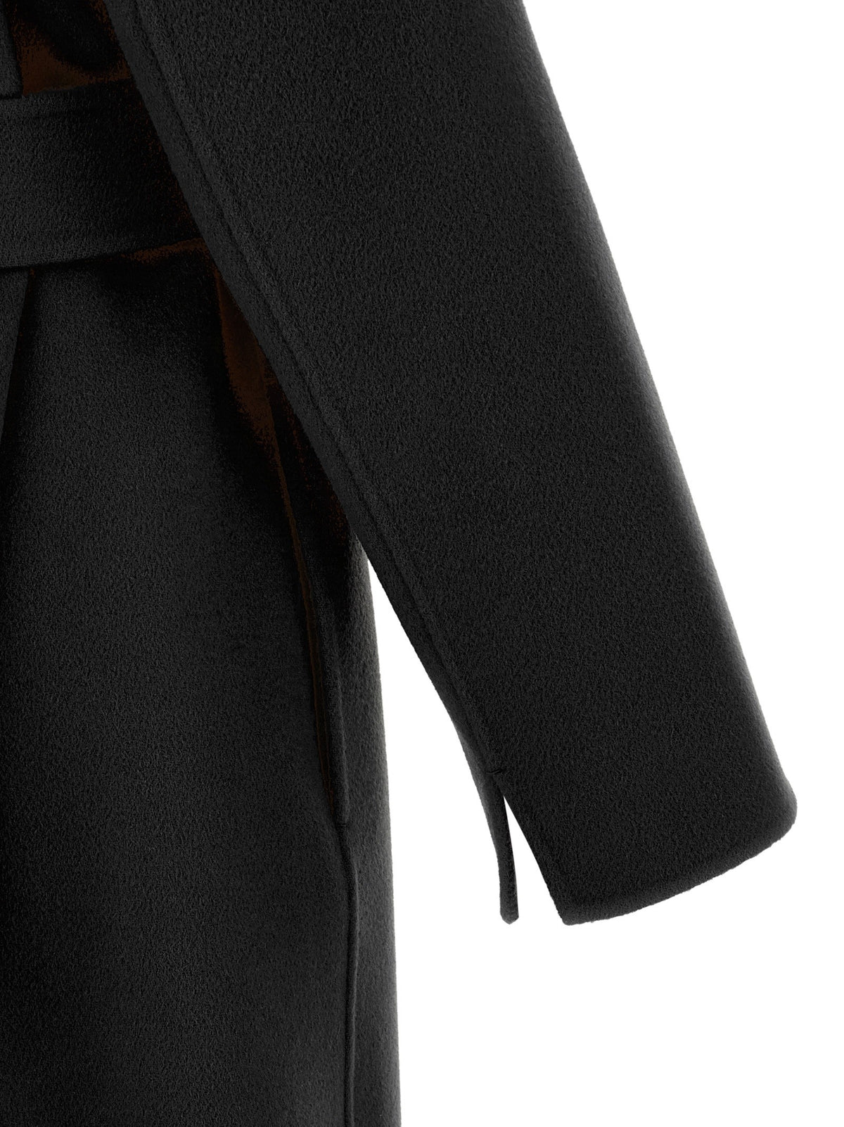 S MAX MARA Women's Poldo Virgin Wool Coat Black