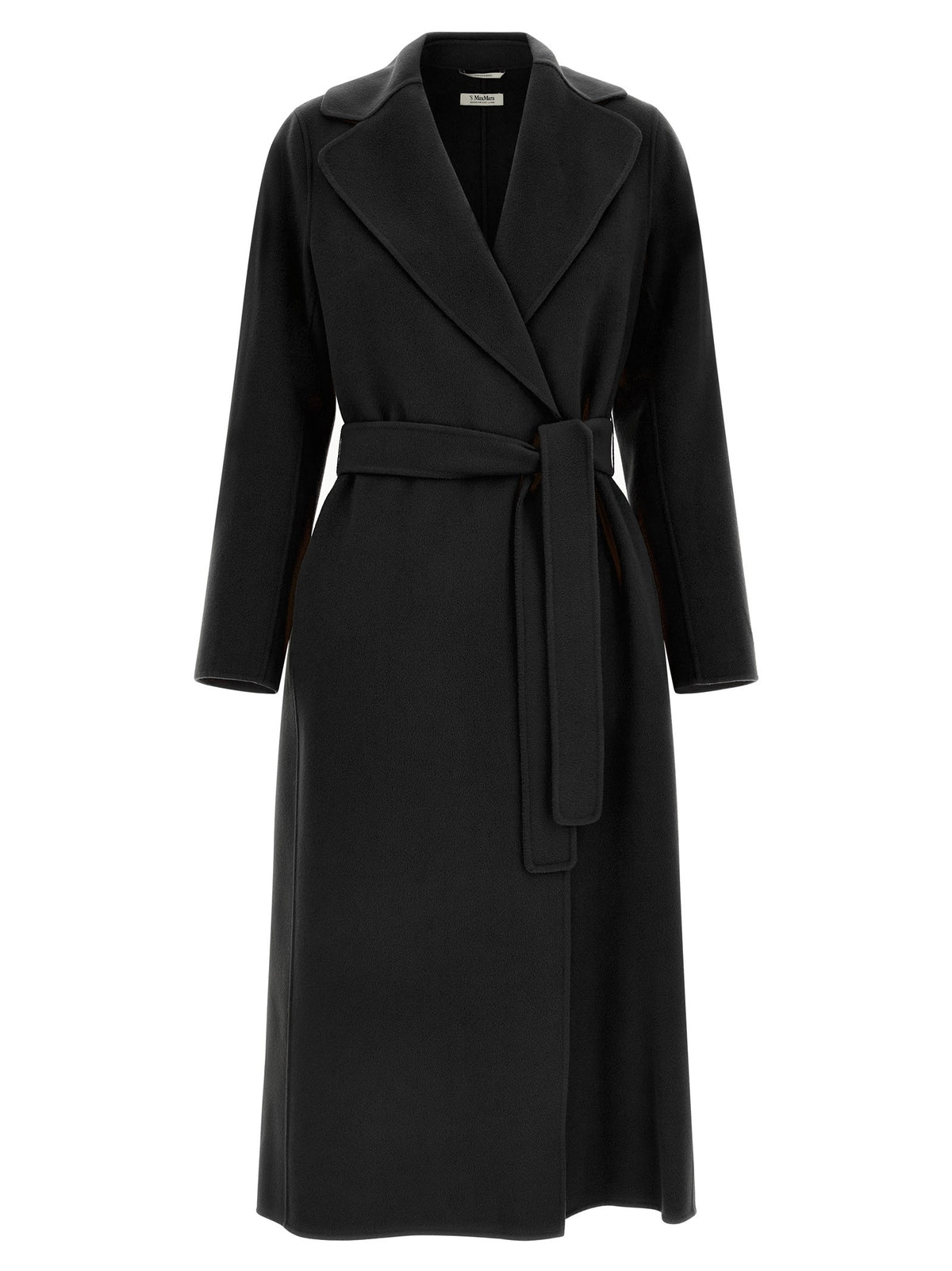 S MAX MARA Women's Poldo Virgin Wool Coat Black