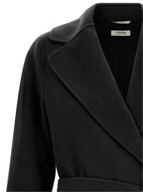S MAX MARA Women's Poldo Virgin Wool Coat Black