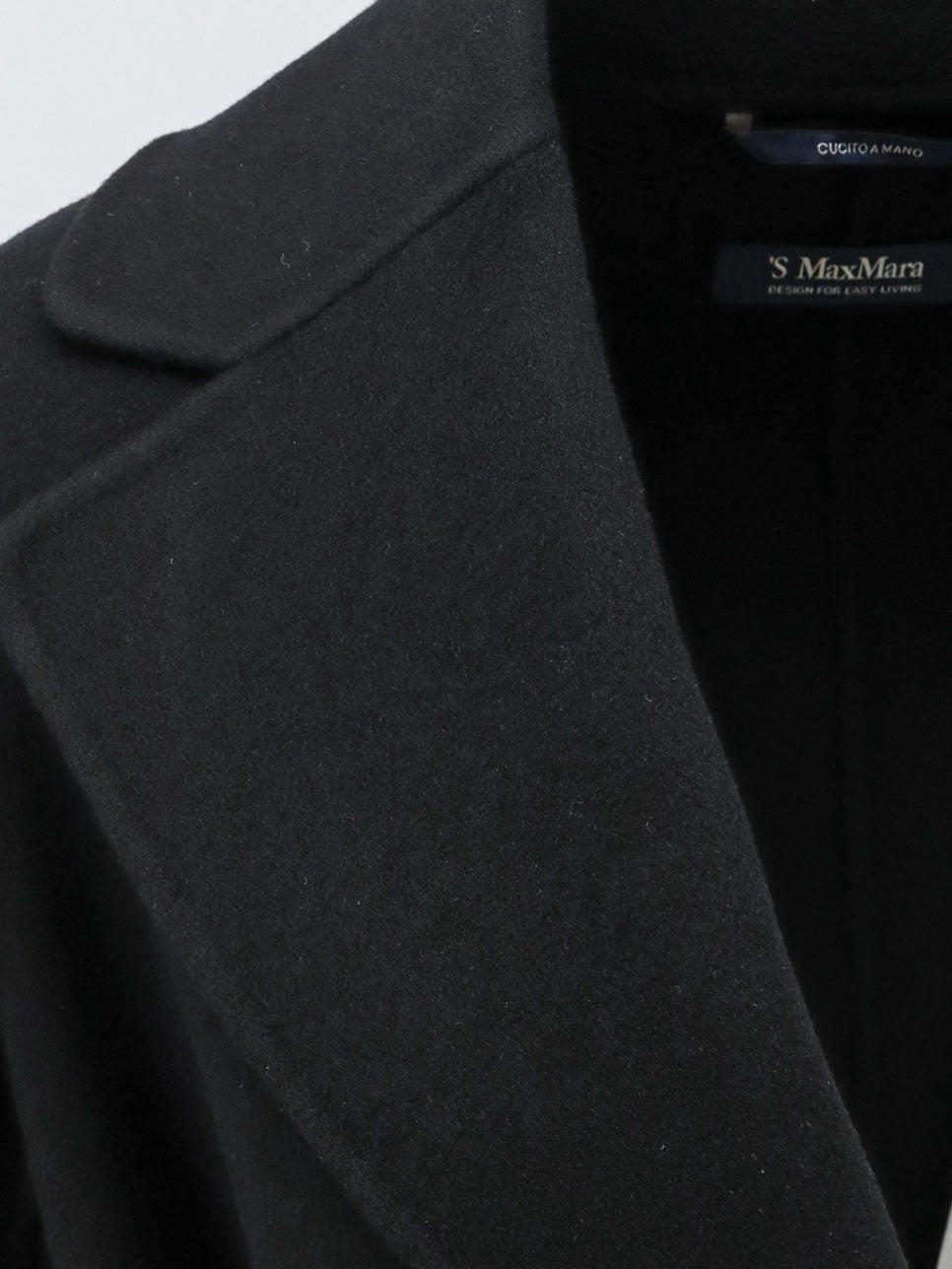 S MAX MARA Women's Poldo Virgin Wool Coat Black