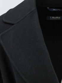 S MAX MARA Women's Poldo Virgin Wool Coat Black