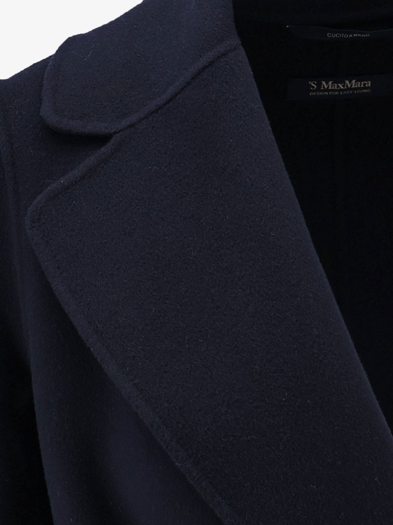 S MAX MARA Women's Poldo Virgin Wool Coat Blue