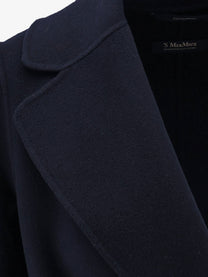 S MAX MARA Women's Poldo Virgin Wool Coat Blue