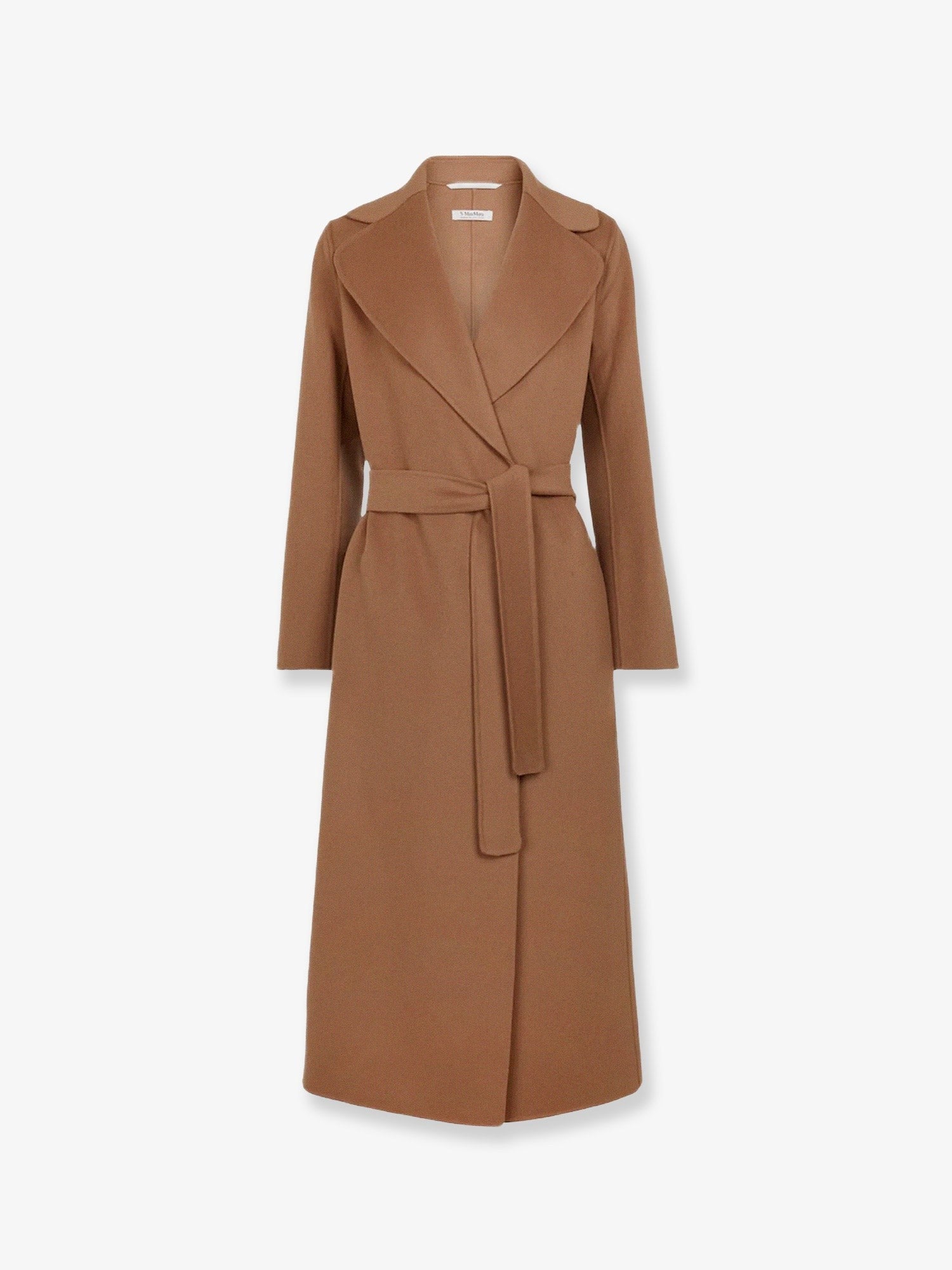 S MAX MARA Women's Poldo Virgin Wool Coat Beige