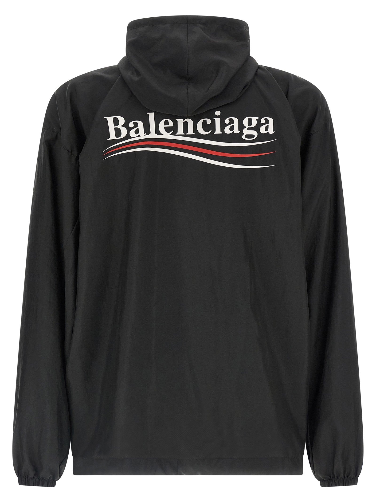Balenciaga Political Campaign Anorak Black