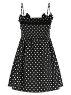 Ganni Polka Dot Dress Black, view 2