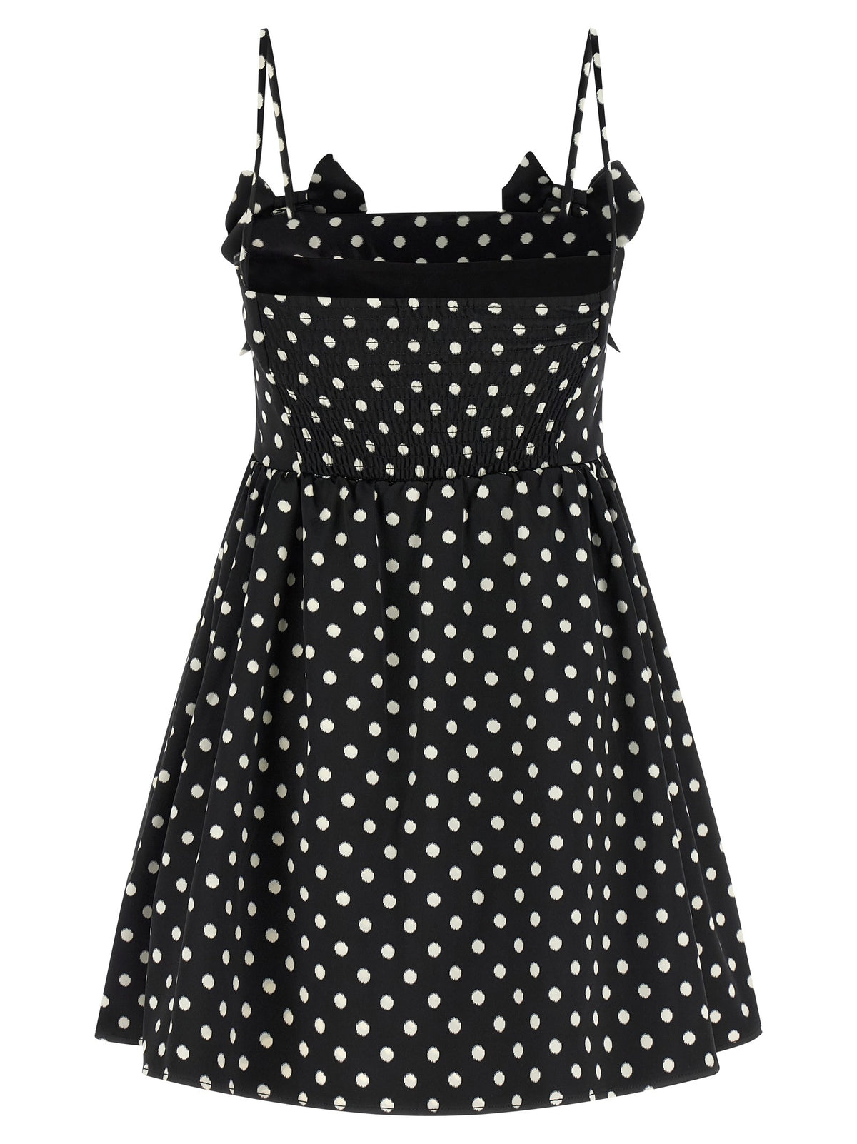 Ganni Polka Dot Dress Black, view 2