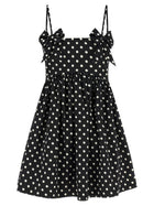 Ganni Polka Dot Dress Black