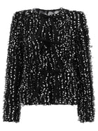 Nina Ricci Women's Polka Dot Embroidered Jacket Black