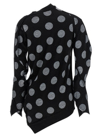 Junya Watanabe Polka Dot Maxi Cardigan White