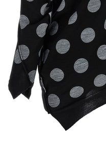 Junya Watanabe Polka Dot Maxi Cardigan White