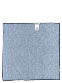 Brunello Cucinelli Polka Dot Pocket Clutch Bag Blue