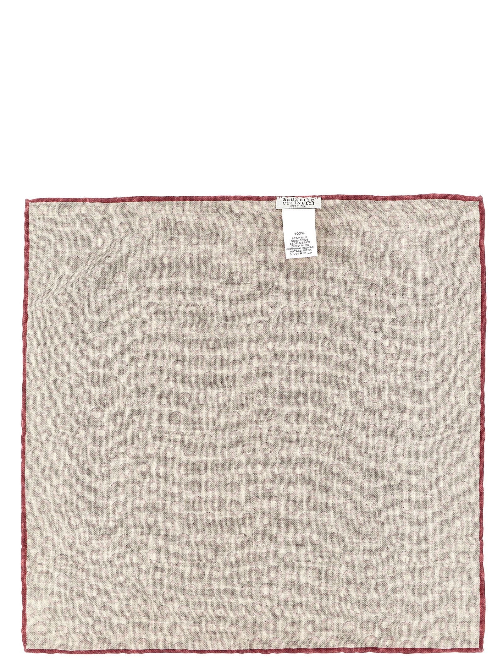 Brunello Cucinelli Polka Dot Pocket Clutch Bag Gold