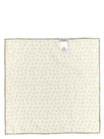 Brunello Cucinelli Polka Dot Pocket Clutch Bag Beige