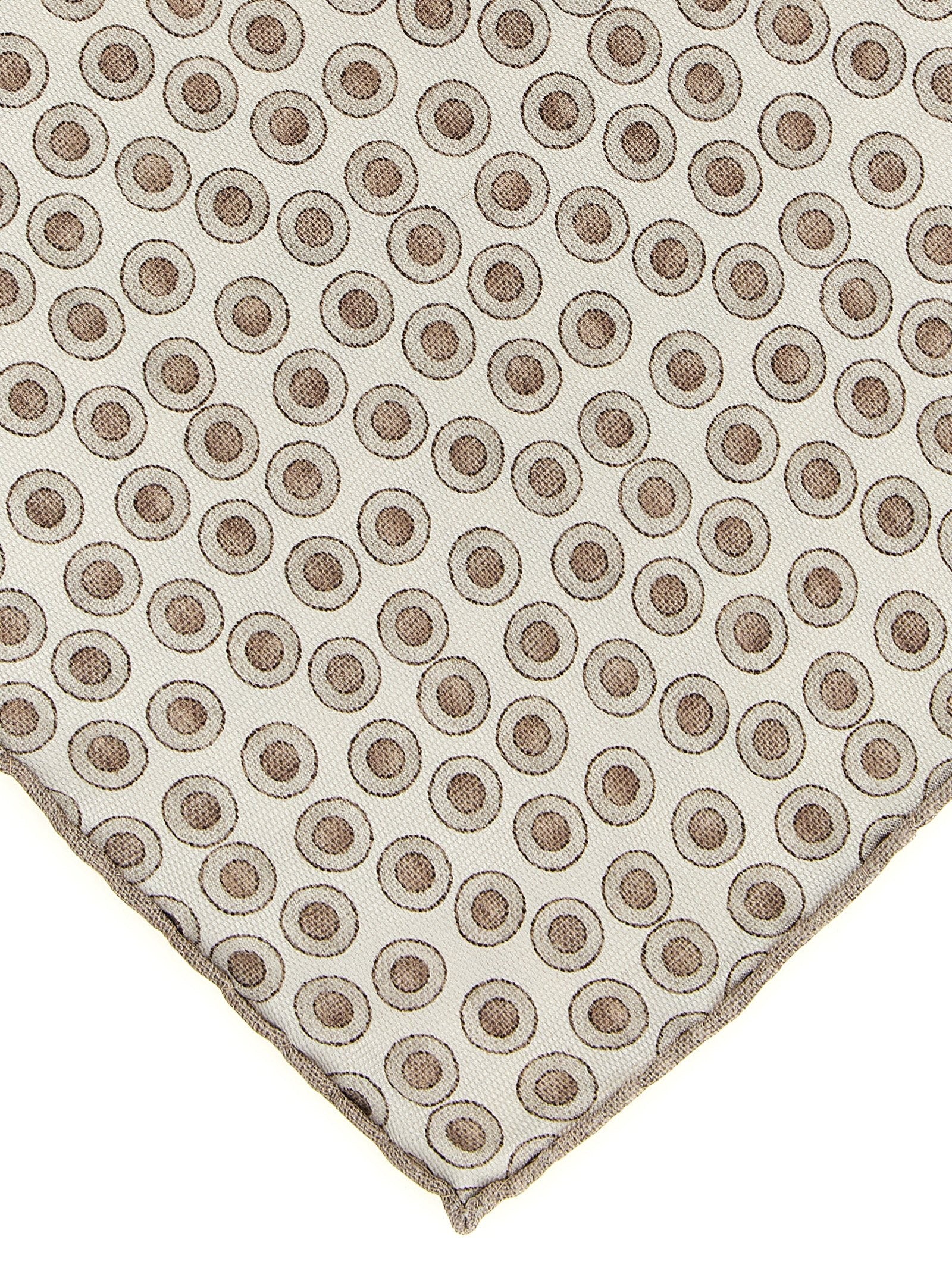 Brunello Cucinelli Polka Dot Pocket Clutch Bag Beige