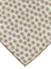 Brunello Cucinelli Polka Dot Pocket Clutch Bag Beige
