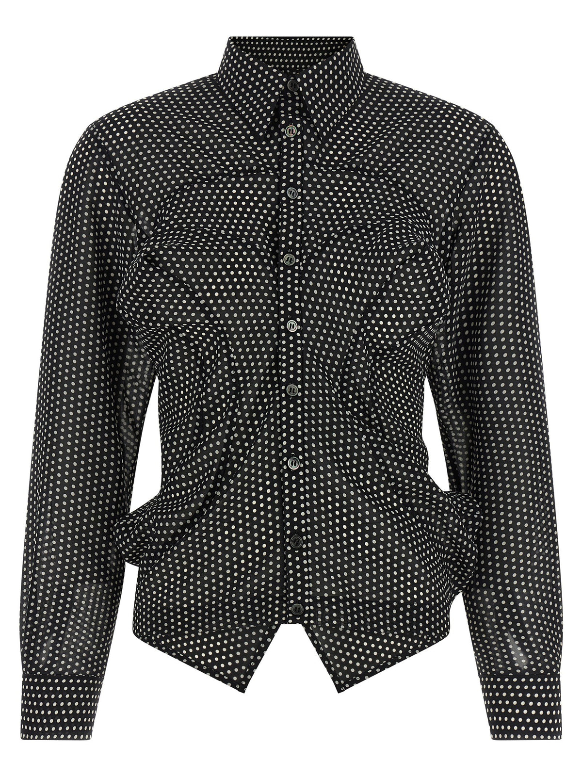Junya Watanabe Polka Dot Shirt White