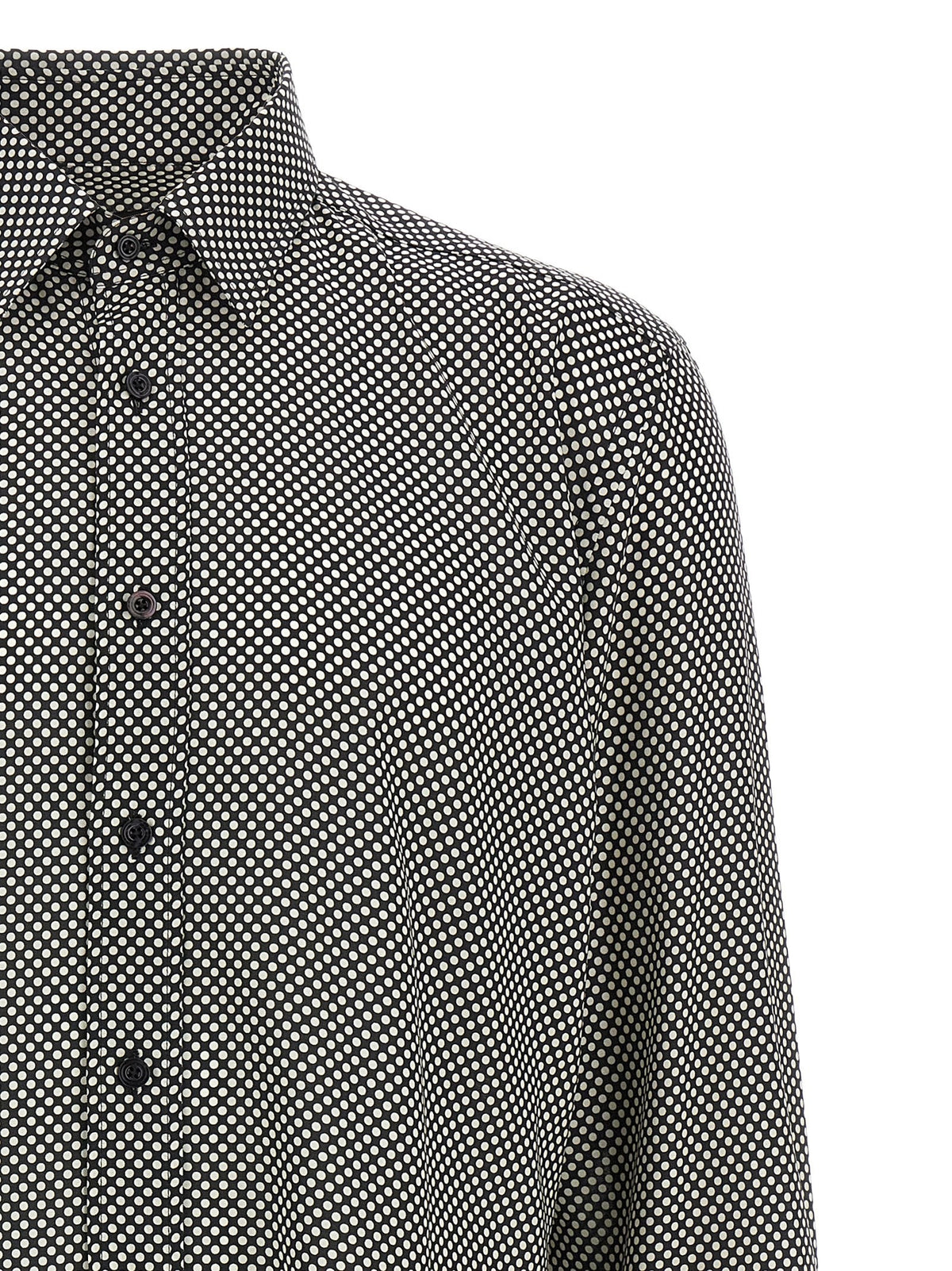 Tom Ford Polka Dot Shirt White