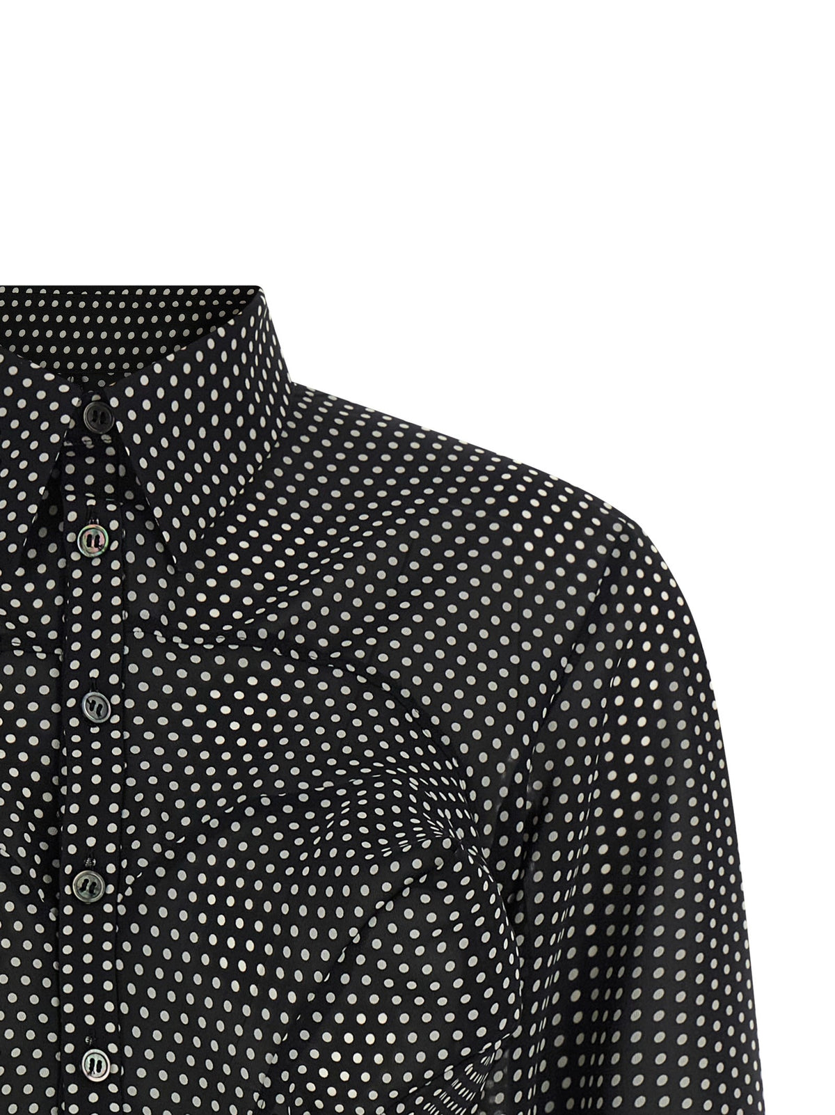 Junya Watanabe Polka Dot Shirt White