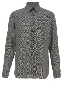 Tom Ford Polka Dot Shirt White