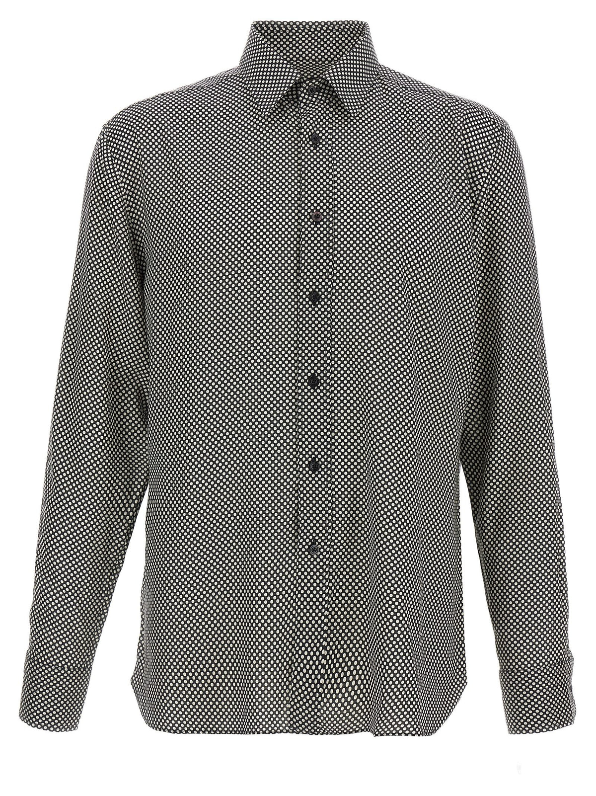 Tom Ford Polka Dot Shirt White