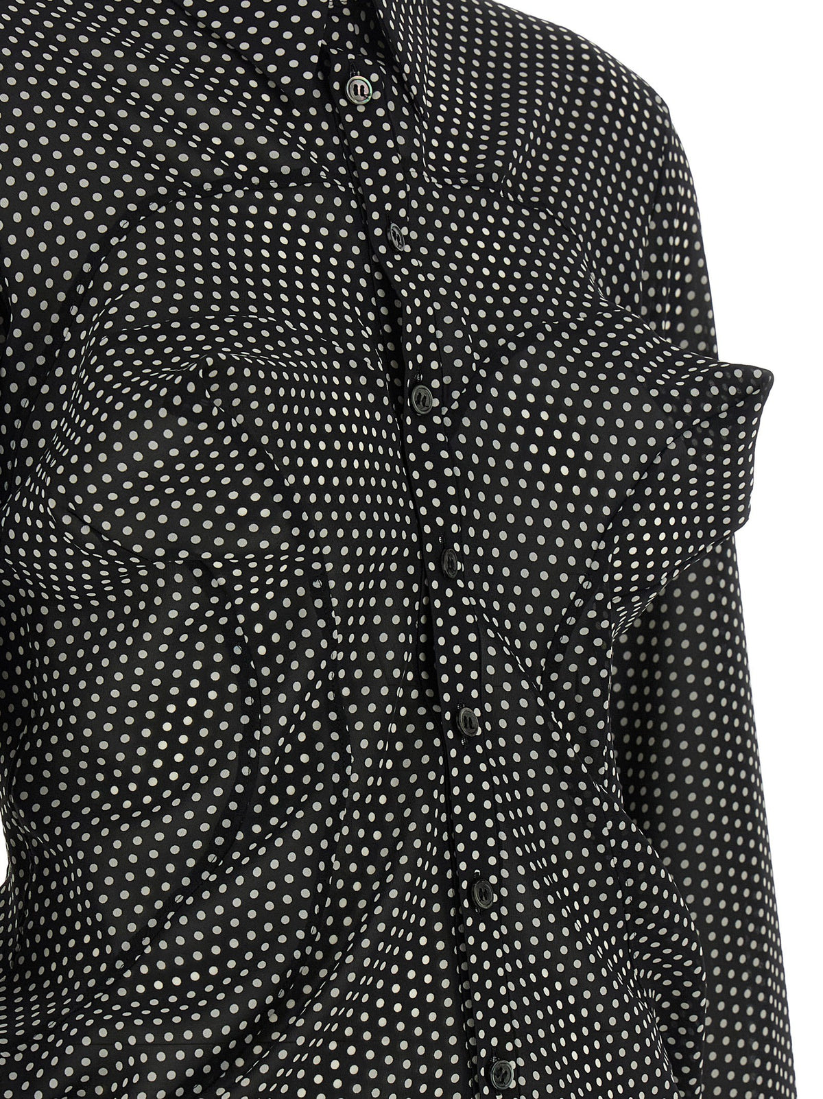 Junya Watanabe Polka Dot Shirt White
