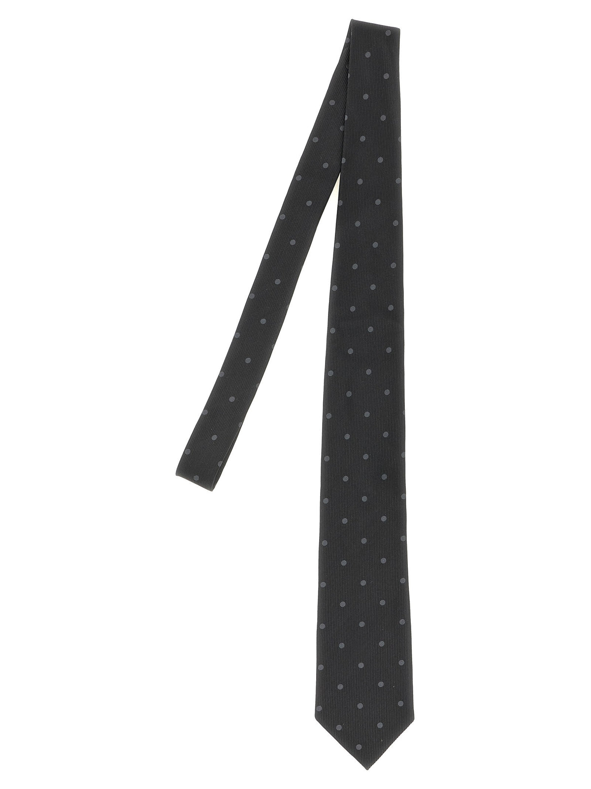 Tom Ford Polka Dot Silk Tie Black