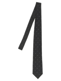 Tom Ford Polka Dot Silk Tie Black