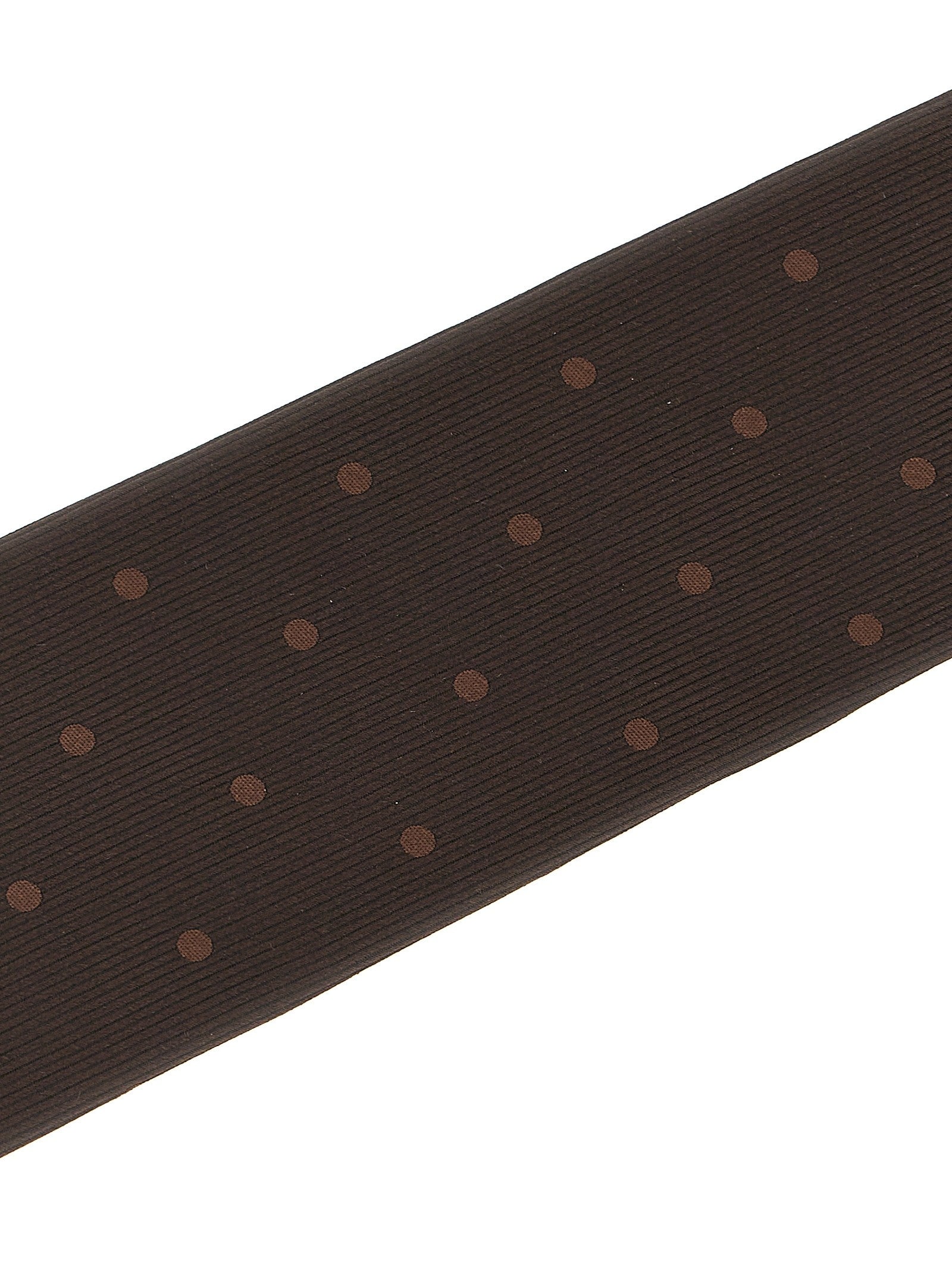 Tom Ford Polka Dot Silk Tie Brown