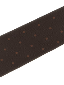 Tom Ford Polka Dot Silk Tie Brown
