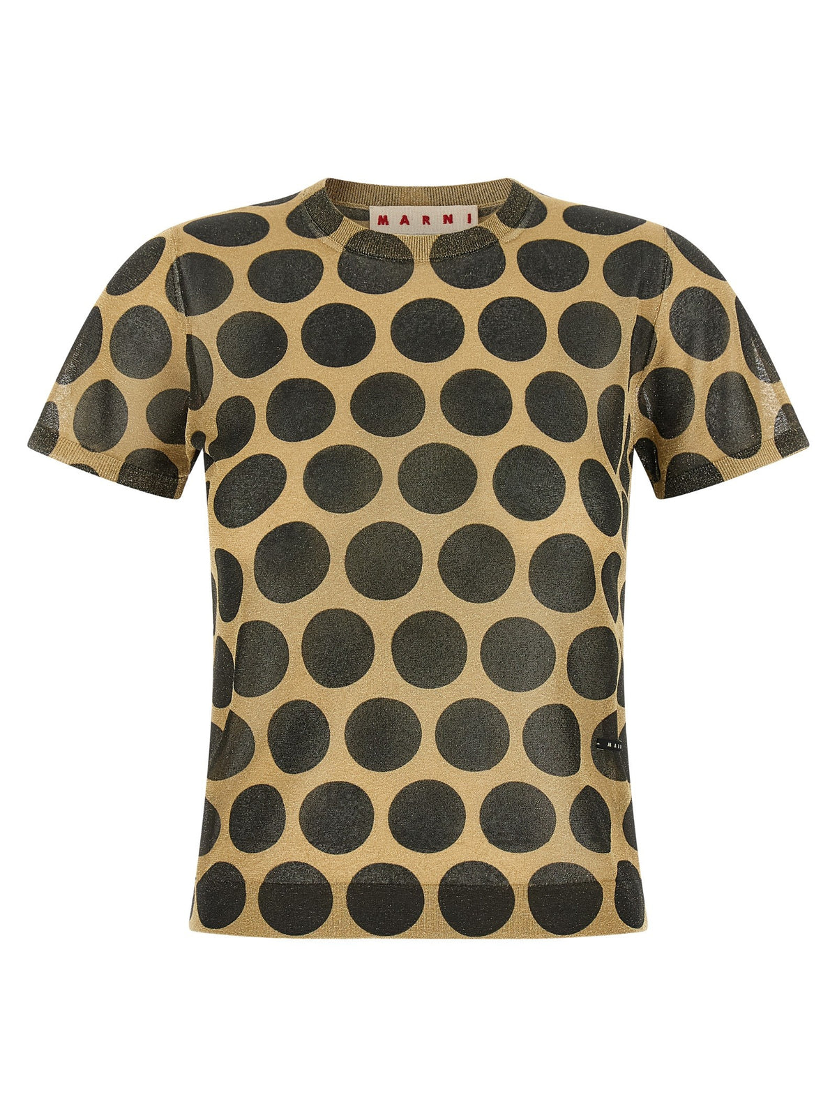 Marni Polka Dot Sweater Yellow