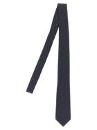 Saint Laurent Polka Dot Tie Blue