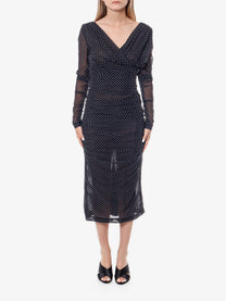 Dolce &amp; Gabbana Women's Polka Dots Dress Black