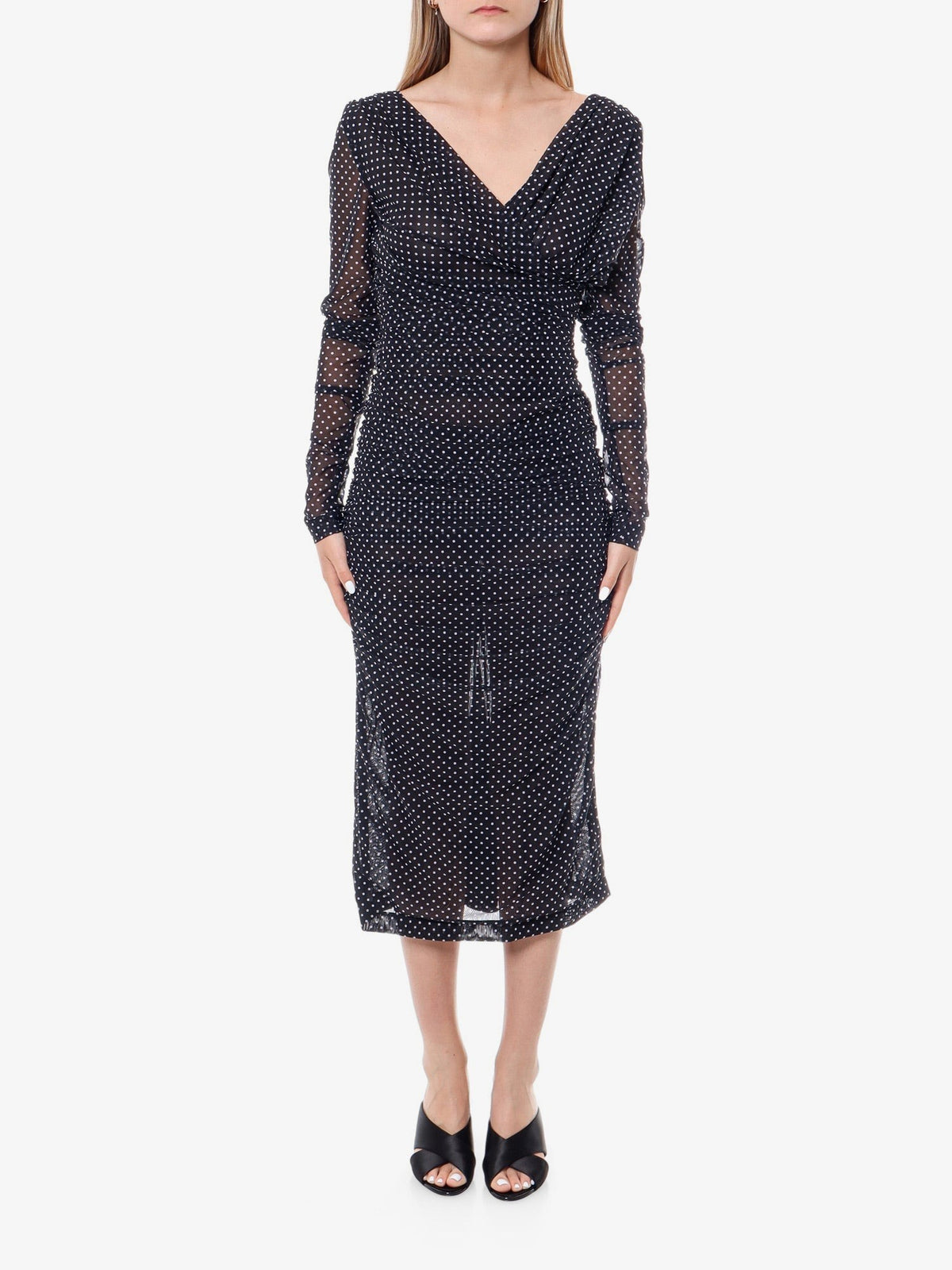 Dolce &amp; Gabbana Women's Polka Dots Dress Black, view 3