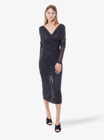 Dolce &amp; Gabbana Women's Polka Dots Dress Black